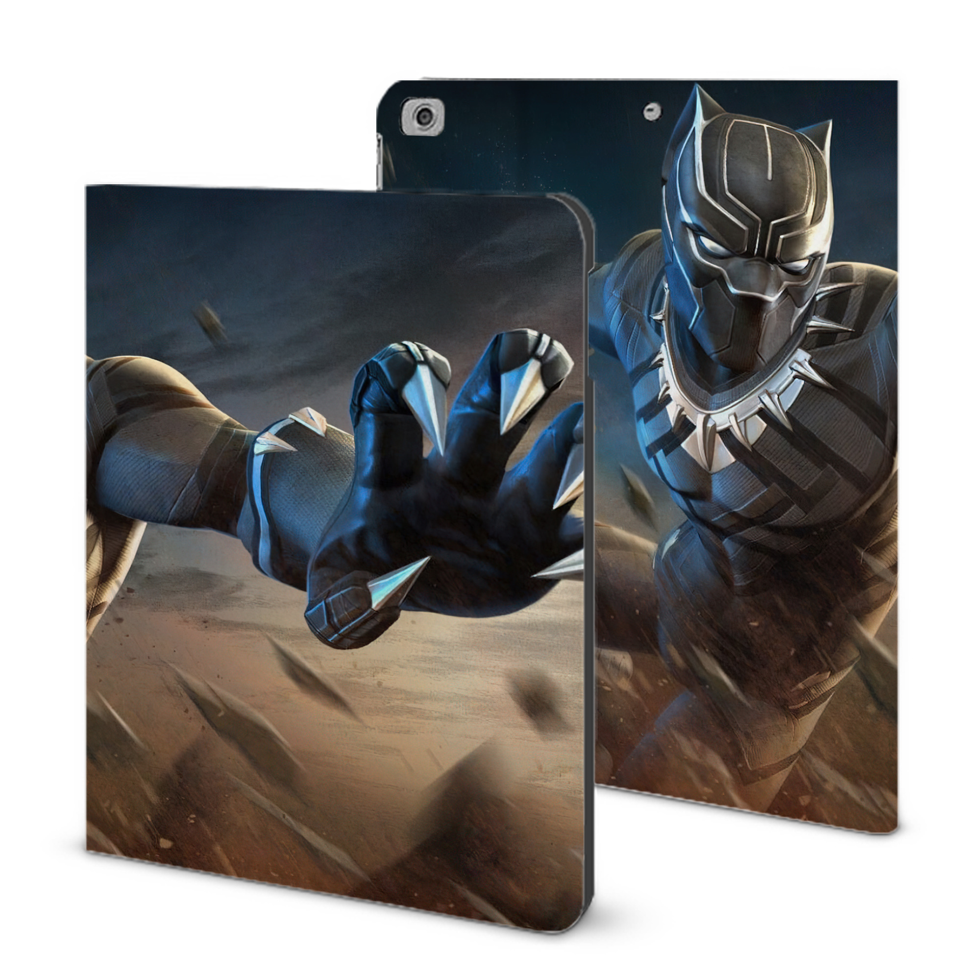 （画像用） アベンジャーズ The Avengers IPad ケース ブック型 PUレザー TPU 耐衝撃 軽量 薄型 ペン収納なし 全面保護 IPad 各モデル対応